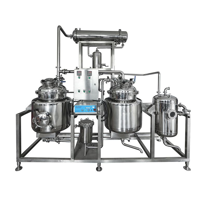 艾草蒸馏提炼精油设备 200L蒸馏酒精挥发提取设备